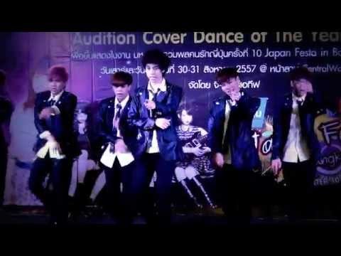 "Bullet Proof" cover "No More Dream+Boy In Luv" (BTS) @ audition "Japan Festa in Bangkok 2014"
