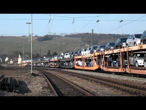 Bahnverkehr am 12.2.11 - "Teil 2 in Efringen - Kirchen"
