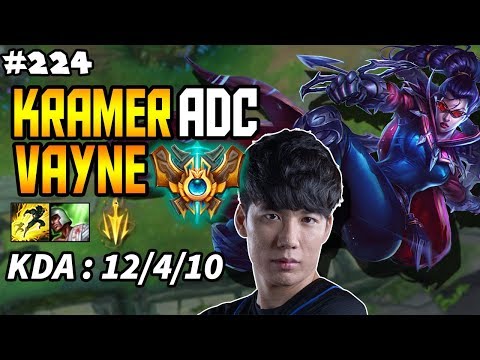 AFS Kramer Vayne vs Ezreal ADC - Korea Challenger Season 8