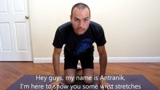Wrist Stretches on the floor to improve flexibility (Part 1)