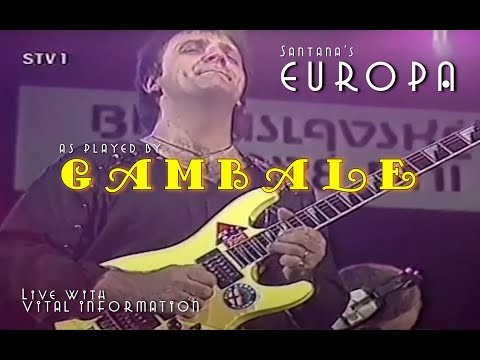 Santana's"Europa" played by Gambale Live with Vital Information