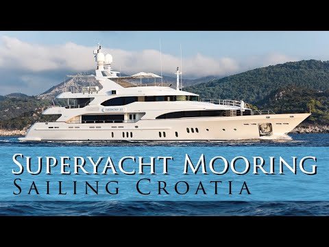 "Harmony III" Superyacht Mooring in Stari Grad, Croatia
