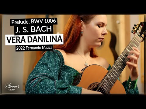 Vera Danilina plays Prelude, BWV 1006 by J. S. Bach on a 2022 Fernando Mazza Classical Guitar