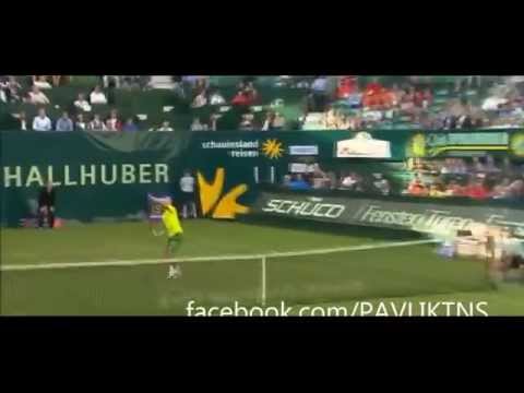 [Tennis - Gerry Weber Open Halle 2015] Amazing Point by Roger Federer   vs  Philipp Kohlschreiber
