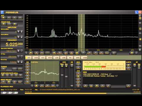 Radio Rebelde (Cuba) 5025kHz 4/23/16 04:02~UTC - National Anthem