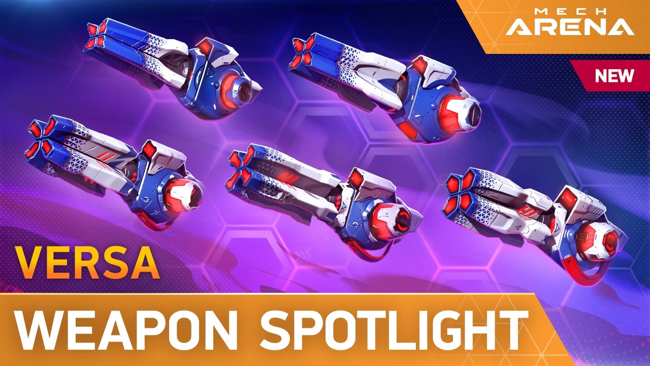 Mech Arena | Weapon Spotlight | Versa
