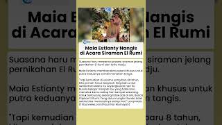 Suasana Haru Siraman El Rumi: Maia Estianty Kenang Momen Berpisah saat El Berusia 8 Tahun