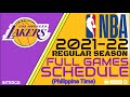 View 14 Lakers Schedule Philippine Time 2021