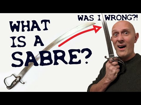 What is a SABRE? Sword blades, hilts & fencing... Was I WRONG?
