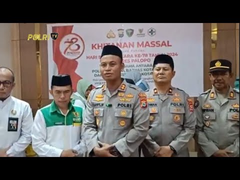 POLRES PALOPO BERSAMA BAZNAS GELAR KHITANAN MASSAL GRATIS