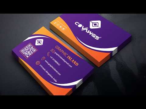 How to create visiting card design in Adobe Photoshop cc
