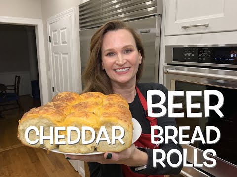 Cheddar Beer Bread Rolls! Soft, Cheesy Beer Delicious. Perfect For Every Game Day, Soups Or Solo.