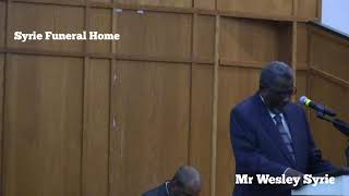 Home Going For Mr. Wesley Syrie