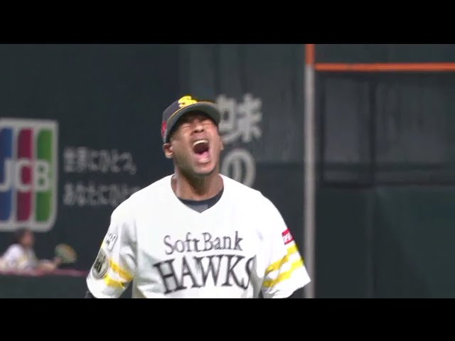 【7回表】ホークス・柳田の好捕にミランダも吠える!! 2018/8/25 H-L