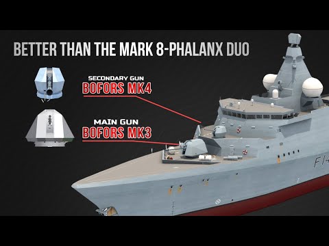 Here's Why The UK Navy's Bofors Combination Better Than The Mark 8-Phalanx Duo In Any Case