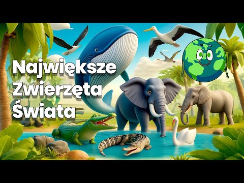 Największe Zwierzęta Świata! 🐋 Giganci Natury 🌍🐘🐊  #słuchowisko #audiobook 📚 edukacja