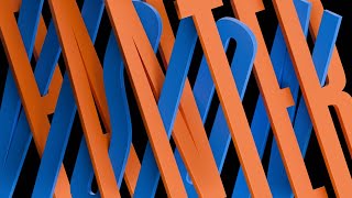 How To Intertwine 3D Text In Blender!