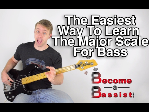 Il modo più semplice per imparare la scala maggiore per basso