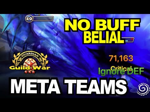 As requested - Belial META!! Suicide Squad Time!! Top Tier G3 Guild War!! - Summoners War