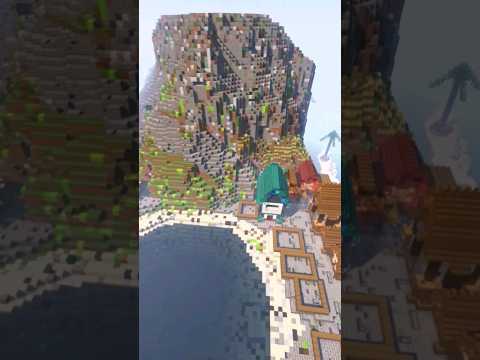 INSANE Mega Build on Giant Island! 👑 #Minecraft