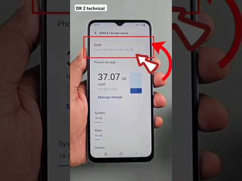 Increase Your RAM Free on Android Device | Extend RAM or Virtual RAM | How to Upgrade RAM #shorts