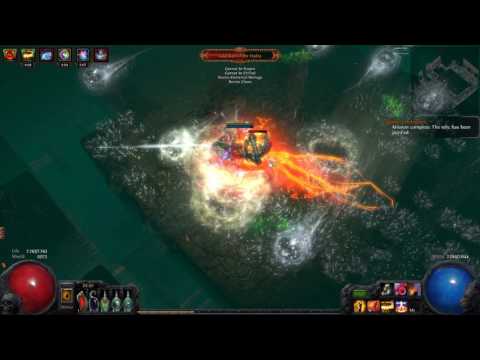 Path of Exile | Flame Surge - "more is MORE" | Hydra kill.