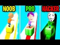 Can We Go NOOB vs PRO vs HACKER In CUBE Can We Go NOOB vs PRO vs HACKER In CUBE