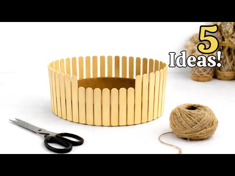 Super Beautiful but Low-Cost!!5 Best DIY Space-Saving Craft Ideas from Waste Material 😍#2025