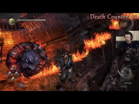 Nioh playthrough pt43 - The Slaughter of Giant Spiders