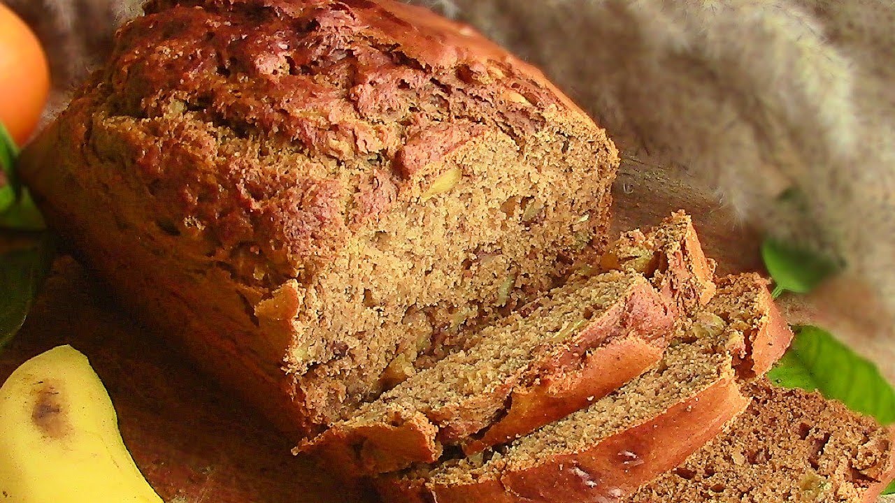 Best MOIST Banana bread Recipe on YOUTUBE! No Sugar, No butter, healthy, easy recipe