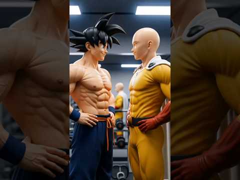 Fat Goku vs Bully Frieza 🥊 | Saitama Trains Him | Anime Story in School Universe #goku #saitama