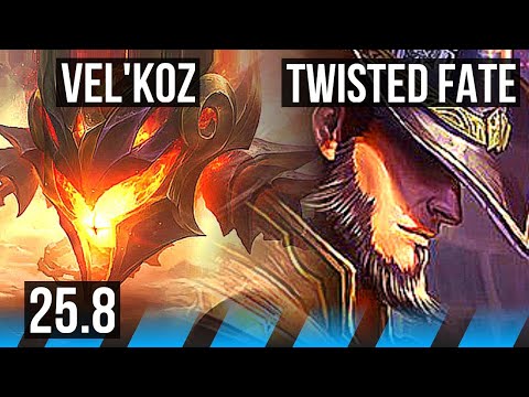 VEL'KOZ vs TWISTED FATE (MID) | Godlike | EUW Diamond | 25.8