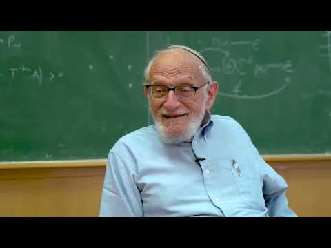 HUJI Bites  Prof  Hillel Furstenberg, Einstein Institute of Mathematics, 2020 Abel Prize Winner