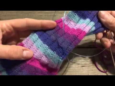 Customizable Toe Up Sock Tutorial Part 3 - The Leg and Bind Off