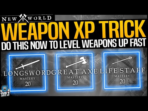 New World: INSANE WEAPON XP TRICK - DO THIS NOW - FAST WEAPON LEVELING GUIDE - Best Weapon XP Farms