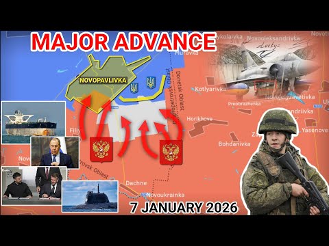 Major Movement Near Novopavlivka: 20 km² Captured Amid Heavy Southern Fighting [7 January 2026]