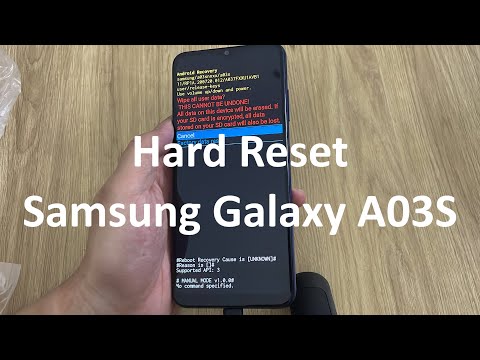 How To Hard Reset Samsung Galaxy A03S