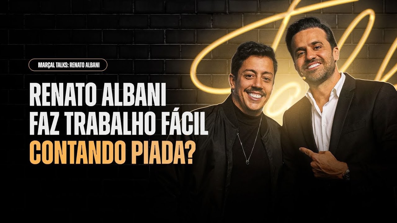 RENATO ALBANI FAZ TRABALHO FÁCIL COM PIADAS? NO MARÇAL TALKS
