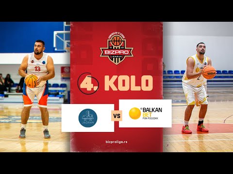 BizPRO Liga | 4. kolo | JADRAN vs BALKAN BET