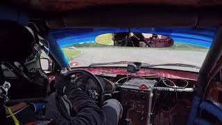 WWD Mafia CRX chasing TMMI Camry at Nola Motorsports LeMons practice