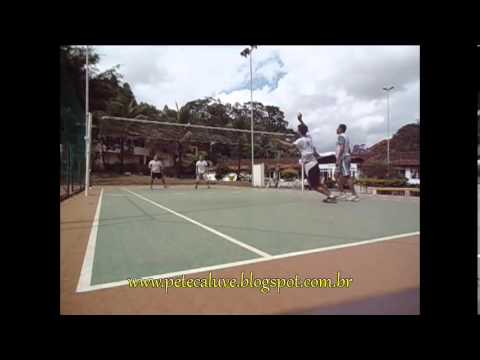 Partida de Peteca LUVE: Paulo e Rodrigo x Fred e Fernando