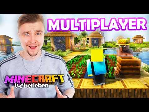 🔴 My FIRST time Minecraft Multiplayer!  (survival server)