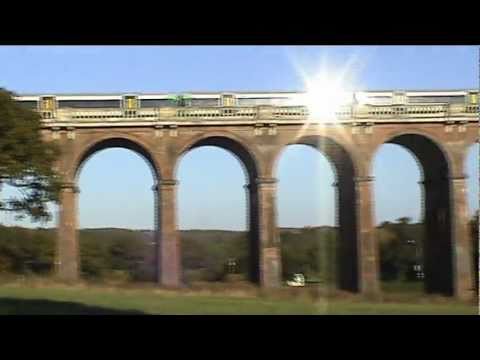 Uckfield Line DEMU "Thumpers" at  Hever & Cowden and Ouse Valley Viaduct 11th October 2003