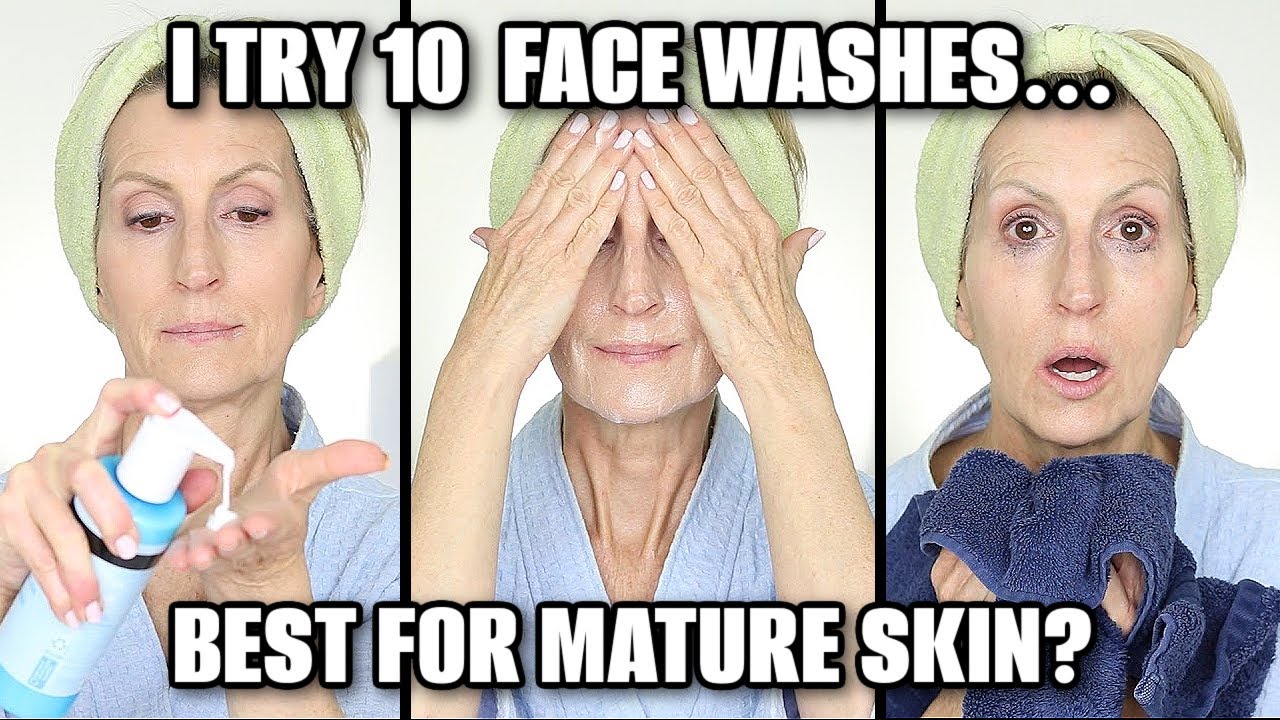 I Tried 10 Popular Face Cleansers for Mature Skin | Which Removes Makeup Best?