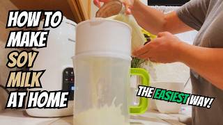 How I Make Soy Milk in 33 Minutes at Home🥛 (Soy Milk Recipe in Nut Milk Maker) No Soaking!