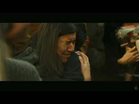 Sympathy for Delicious trailer still: Orlando Bloom’s swaggering rocker performing onstage under harsh lights