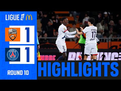 Lorient vs PSG 1-1 Highlights Golas | Ligue 1 2025 | psg lorient
