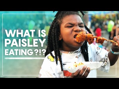 ペイズリーの食べ方とは！？| ペイズリーが食べているものとは？ (What is Paisley Eating?!? | Texas State Fair)
