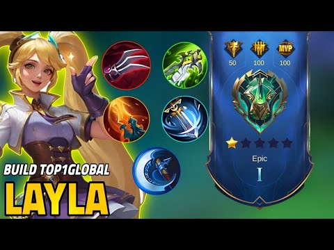 layla high damage build 2025🤩👍
