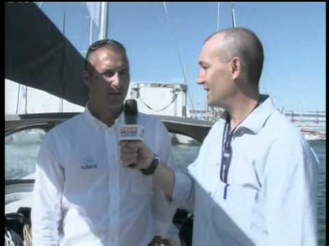 Alessandro Puntin a bordo del Solaris One 37